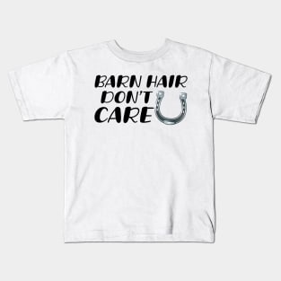 Barn Hair Don't Care Kids T-Shirt